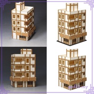 [PerfkfcMY] 1:144 Scale Architecture Building Model Kit DIY Painting Architecture Scene