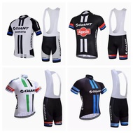 Giant Mountain Bike Cycling Sportswear Bicycle Clothing Bicycle Pants Suit Bicycle Cycling Running Shirt Half-Sleeve Suit Bicycle Cycling Jersey Bi