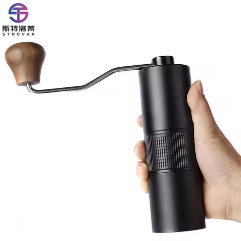 Hand Coffee Grinder Stainless Steel Core Coffee Grinder Portable Home Hand-cranked Coffee Grinder