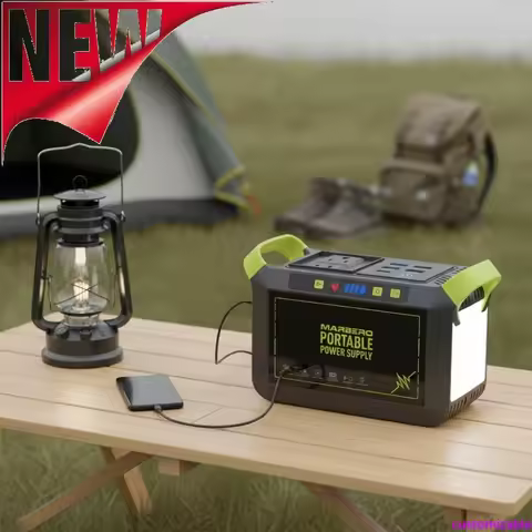 Portable Power Station 88Wh Solar Generator Fast Charging AC Outlet 120W Peak Power Bank for Camping