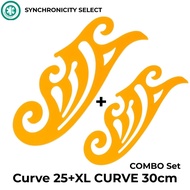French Curve 30cm 25cm Stencil Design Ruler Set – French Curve, Pattern, Hip Curve, Armhole & More