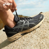 亚瑟士ASICS跑步鞋越野透气跑鞋男鞋抓地耐磨运动鞋 GEL-VENTURE 6 黑灰色 42