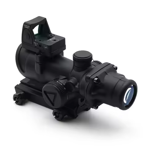 New 4X32mm Red LED Illuminated with Mini Reflex Red Dot Sight for Hunting Airsoft with Full Markings