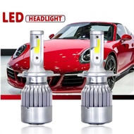 หลอดไฟหน้ารถ LED รุ่น C6 ขั้ว H4 H7 H11  ความสว่าง 6000K ระบบ Lighting Focus  (1 คู่)(K06)