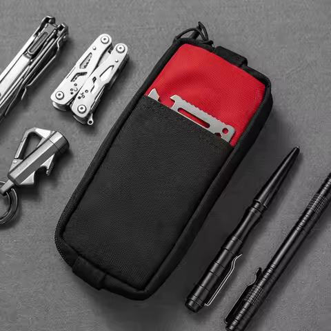 Kosibate EDC Pouch Multifunctional Bag for Camping Hiking Portable Outdoor EDC Tool Storage Bag