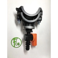 Combination fitting (1 set) - Saddle clamp 50mm to 16/20mm QAV