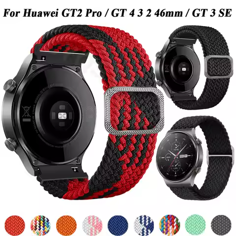 22mm Nylon Strap For Huawei Watch GT2 Pro GT 3 SE GT3 Pro 46mm Watchbands Replacement Huawei Watch G
