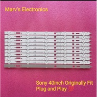 Backlight Set 40inch Sony KLV-40R352A, KLV-40R352B BRANDNEW 10strip 10s5b Genuine