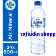 aqua air mineral 600ml ×24 botol (1)dus