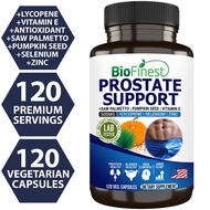 Biofinest Prostate Bladder Support Men - Saw Palmetto Lycopene Pumpkin Selenium - Relieve Frequent U