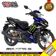 Decal Mx King 150 Full Body Stiker Mx King 150 Full Body Striping Mx King 150 Monster Energy 02