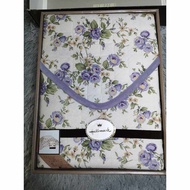 Hallmark Quilted Floral Design Blanket.