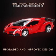 ❣Remote Control RC Toy Car Transformering Deformation 2 in 1 Robot Permainan Kereta Kawalan Jauh