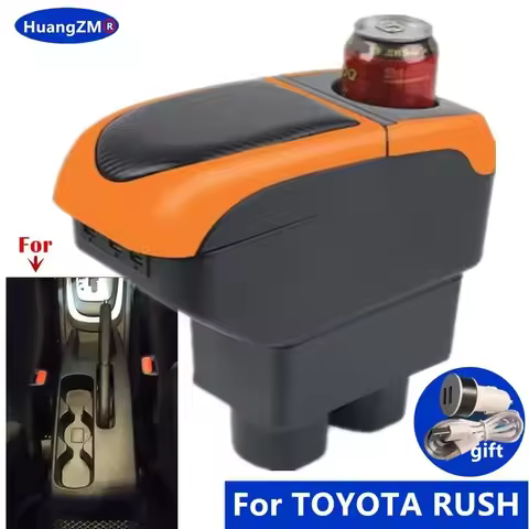 Car Armrest For TOYOTA RUSH Armrest Box For Toyota Avanza Rush Storage Box Interior Dedicated Retrof
