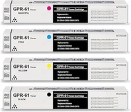 SPLENDIDCOLOR Remanufactured 4PK GPR61 GPR-61 BCMY High Yield Toner Cartridge Replacement for Canon 