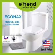 ETREND ECONAX Toilet Water Closet WC Bathroom Toilet Bowl Set Cistern Mangkuk Tandas Duduk Jamban Duduk Bilik Air