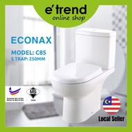 ETREND ECONAX Toilet Water Closet WC Bathroom Toilet Bowl Set Cistern Mangkuk Tandas Duduk Jamban Du