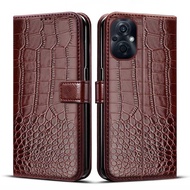 Crocodile PU Leather Phone Case For OPPO Reno8 Z 5G Reno 8Z 5G Flip Cover