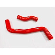 TRD Style RED radiator hose TOYOTA AE101 / AE111 4AGE  20V Black & Silver Top