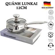 LUNKAI cake 12cm, porridge pot, stainless steel pot, snack pot, dough pot, small pot, small pot