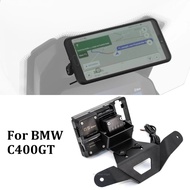 C400GT Motorcycle GPS/SMART PHONE Navigation GPS Plate Bracket Adapt Holder Black For BMW C400GT C 4