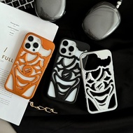 Phone Case Matte Clown Hollow Phone Case For IP 17 Pro Max IP 15