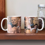 Bruce Willis Photo Collage Ceramic Mug