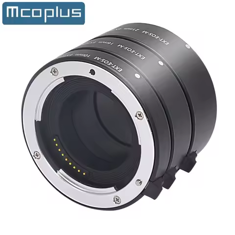 Mcplus Electronic Auto Focus Macro Extension Tube Ring 10mm 16mm 21mm for Canon EF-M Monut EOS M M6 