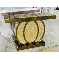 [PREORDER] LUXURY CONSOLE TABLE ENTRYWAY CONSOLE TABLE GLASS CONSOLE TABLE