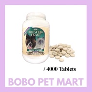 BYS Brewers Yeast 4000’s tablet for Cats & Dogs (Supplment Hair & Skin)