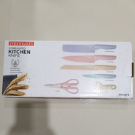 6 pieces EVRYWEALTH corrugated kitchen knife