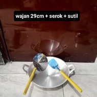 [Saving Package] 29Cm Frying Pan + 16Cm Pan + Spatula + Scoop + Tongs + Irus ||