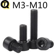 8.8 Grade High-Strength Hexagon Socket Screws (Ready Stock M3M4M5M6M8M10) Cylindrical Head Bolt Cup 