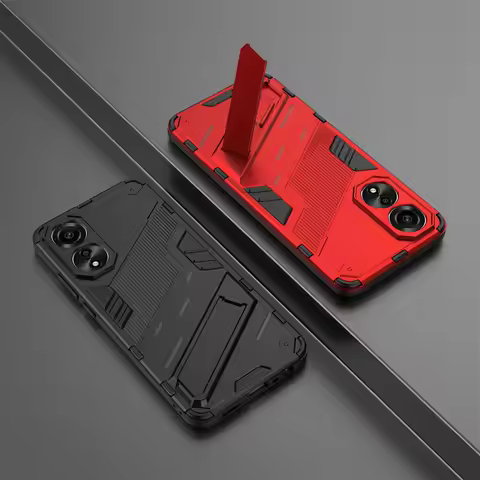 For Oppo A78 Case Cover For Oppo A78 A58 Shockproof Kickstand Holder Stand Armor Fundas Hard PC Back