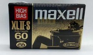 全新未拆 日製 日立萬勝 Maxell XLII-S 60 Type II 60分 高級 空白錄音帶
