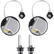 Xenon Ballast & Bulb Control Unit Module, Xenon HID Ballast Headlight with Igniter Cable D4S Bulb Co