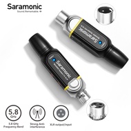 Saramonic Blink800 B2 5.8GHz ปลั๊กไร้สาย-บน XLR ระบบแบบไดนามิกและแบตเตอรี่ไมโครโฟนปลั๊กตัวรับสัญญาณ xlr