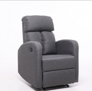 找得 - 單人梳化老闆椅可躺舒適電腦椅辦公椅可趟帶擱腳沙發椅（灰色麻布 A原版）900040