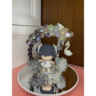 Display with BB Bunby Princess Swan - BB Collection - BB Bunby - Swan Princess Handmade - Swan Princ