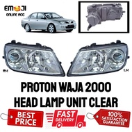Proton waja 2000 head lamp glass unit head lights lampu besar depan (1pcs)