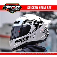 Helmet STICKER - NOLAN STONER CUTTING STICKER SET FOR HELMET
