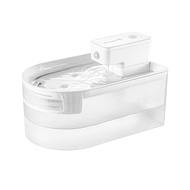 น้ำพุแมวไร้สาย ความจุ 1.8 ลิตร มีเซนเซอร์ตรวจจับการเคลื่อนไหว 1.8L Transparent Pet Water Fountain In