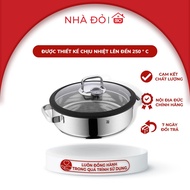 High-quality WMF Dampfgarer Vitalis E 28cm Autoclave, WMF 3 in 1 Steamer Pan Retains Nutrients in Piece - Red House
