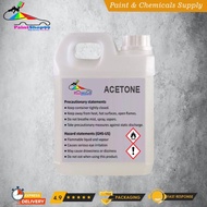 Aseton acetone pembersih kutek - Acetone - 1 liter