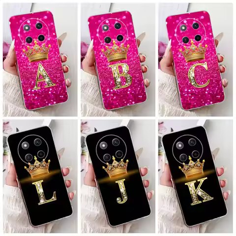 For Honor Magic7 Lite Case BRP-NX1 Stylish Crown Letters Cover Soft Silicone Slim Phone Case For Hon