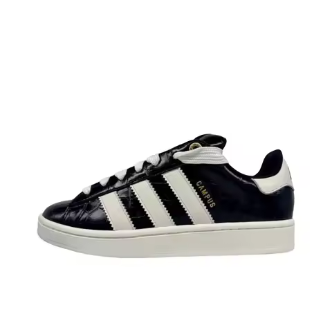 Adidas Originals x BAPE CAMPUS 00s Classic And Versatile Skateboard Shoes Unisex Black KJ8851