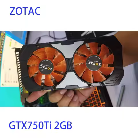 GTX750Ti 2GD5 Original ZOTAC Video Card GTX 660 2GB 256Bit GDDR5 Graphics Cards GPU For NVIDIA GeFor