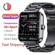 2023 New Smart Watch Blood Glucose Sugar 1.9 Inch 50+ Sport Smartwatch Men Women 24 Hours Heart Rate Fitness Tracker
