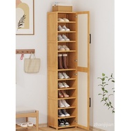 [NEW!]Shoe Cabinet Bamboo Simple Multi-layer Breathable Shoe Rack Cabinet Household 33cm Large Size Shoe Storage Shoe Rack (JA)