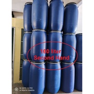 Tong Drum 160 Liter / Tong Drum Biru / Tong Air / Tong Second Hand / Used Open Top 160 Liter